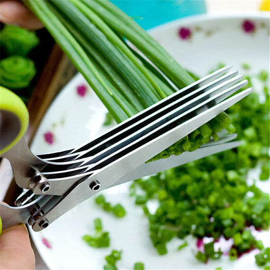 VegScissor™ - 5-Klingen-Küchen-Salatschere (50% RABATT)