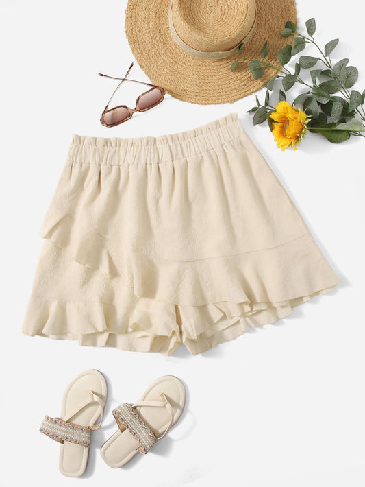 Plusgrandaj kulotoj kun papersaka talio kaj falbaloj