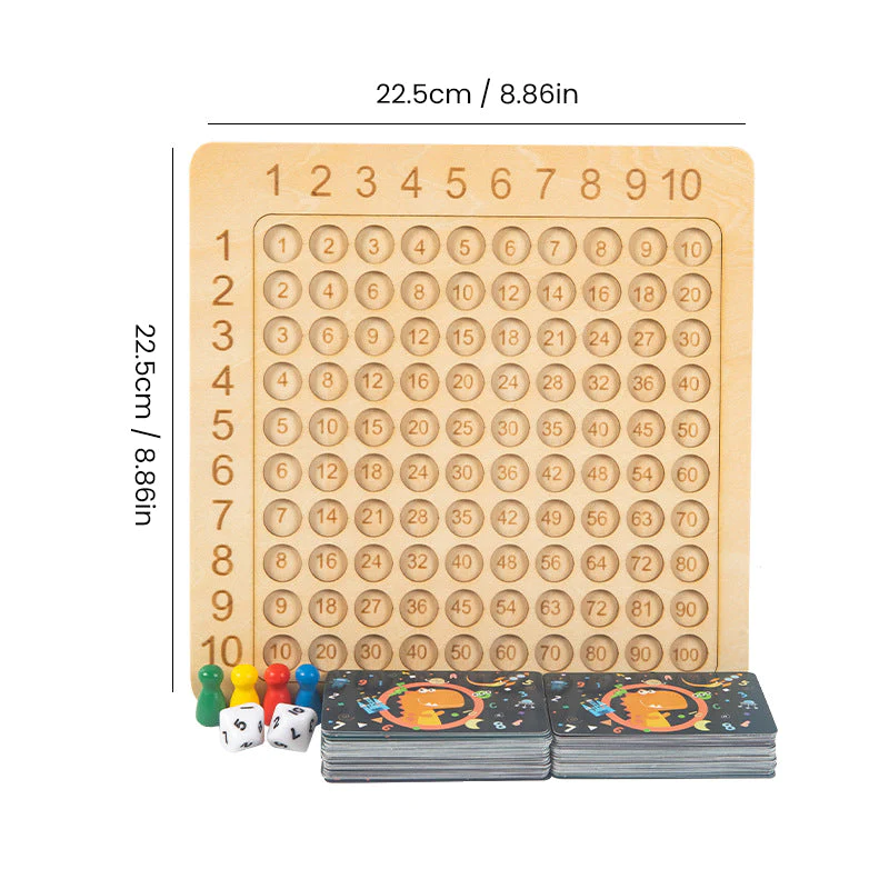 Mathe-Hilfe® | Montessori Brettspiel aus Holz 50% RABATT