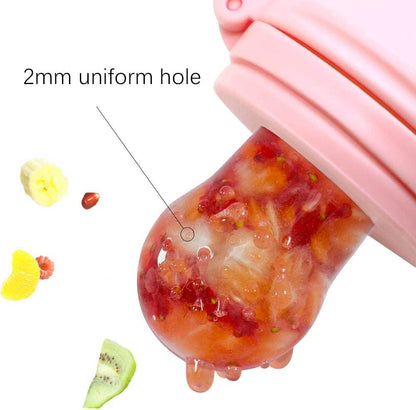 NutriPals™ - BPA-libera Bebo-Fruktomanĝilo Suĉumilo (1+1 SENPAGE)