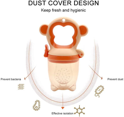 NutriPals™ - BPA-libera Bebo-Fruktomanĝilo Suĉumilo (1+1 SENPAGE)