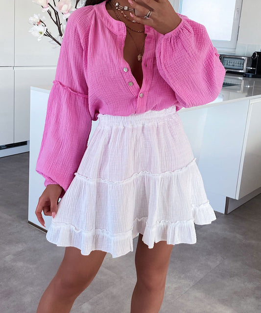 Muslina jupo Ines Weiß 