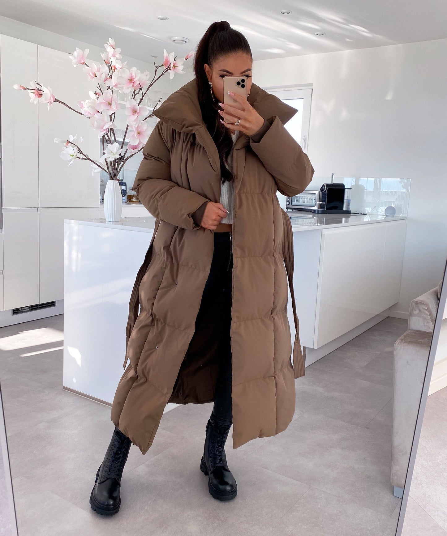 Oversized Parka Kyleih Brown