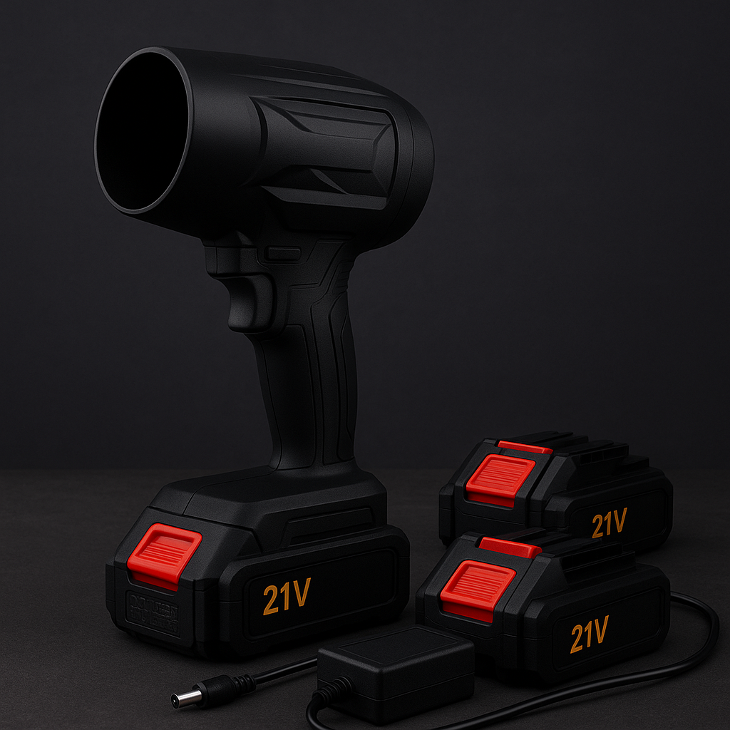 BladBreeze™ – Sendrata blovilo por fulmrapida forigo de folioj, malpuraĵo, polvo kaj ĉiutagaj rubaĵoj