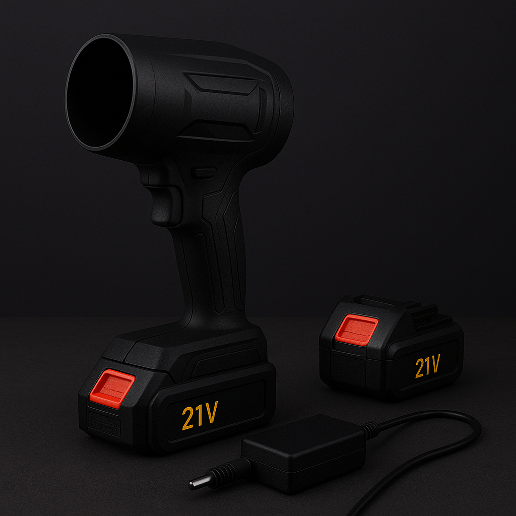 BladBreeze™ – Sendrata blovilo por fulmrapida forigo de folioj, malpuraĵo, polvo kaj ĉiutagaj rubaĵoj