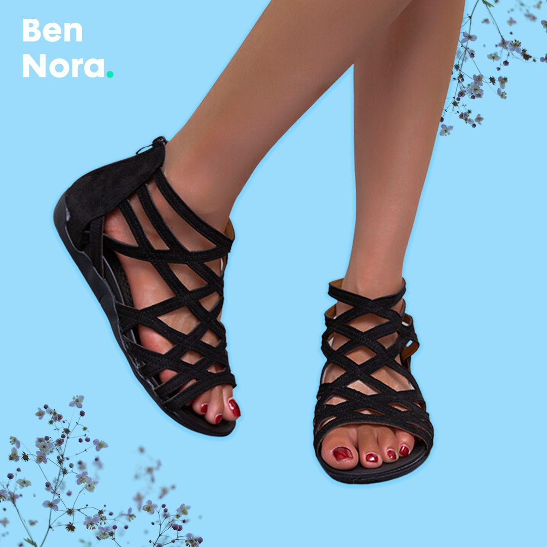 Gloria™ Rondaj Pintaj Kavaj Spireblaj Romiaj Sandaloj