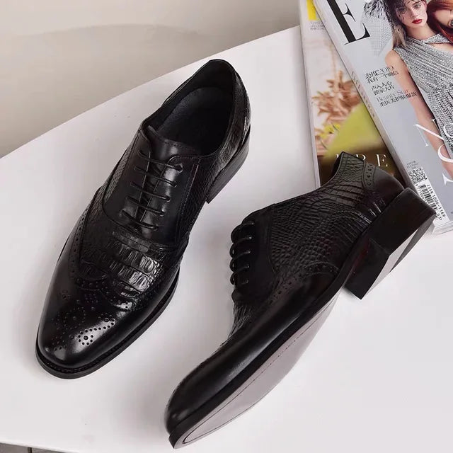 Byron™ - Orthopedic Crocodile Business Loafers 