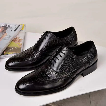 Byron™ - Orthopedic Crocodile Business Loafers 