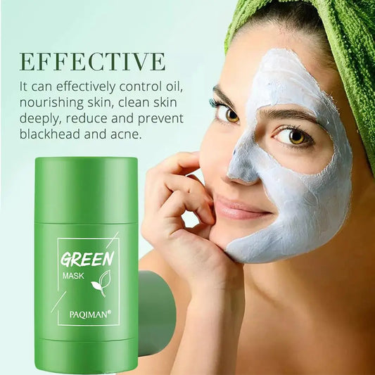 GreenGlow™ | Profunde puriga masko por pli glata, por-rafinita haŭto (1+1 SENPAGE)