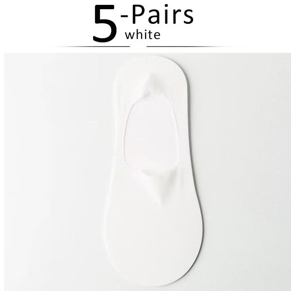 SilkSock™ - Maldikaj Nevideblaj Ŝtrumpetaj Pantofloj (3+2 SENPAGAJ) 