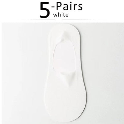 SilkSock™ - Maldikaj Nevideblaj Ŝtrumpetaj Pantofloj (3+2 SENPAGAJ) 