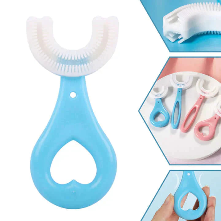 SmileCurve™ - U-forma dentobroso por infanoj (50% rabato)