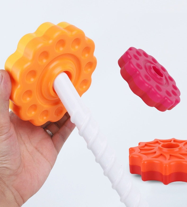 50% RABATT| Regenbogen-Drehturm™ | Spielend lernen!