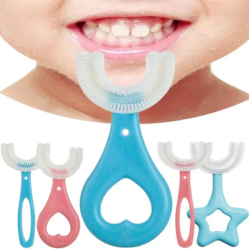 SmileCurve™ - U-forma dentobroso por infanoj (50% rabato)