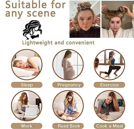 WaveBreeze™ - Hitzefreies Satin-Haarwickler Set (50% RABATT)