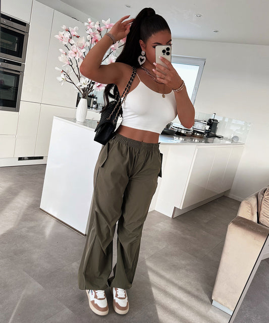 Paraŝutaj Pantalonoj Mila Kakiaj