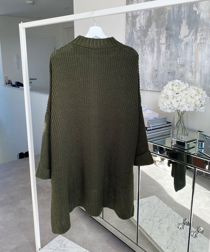 Oversized Elsa khaki sweater