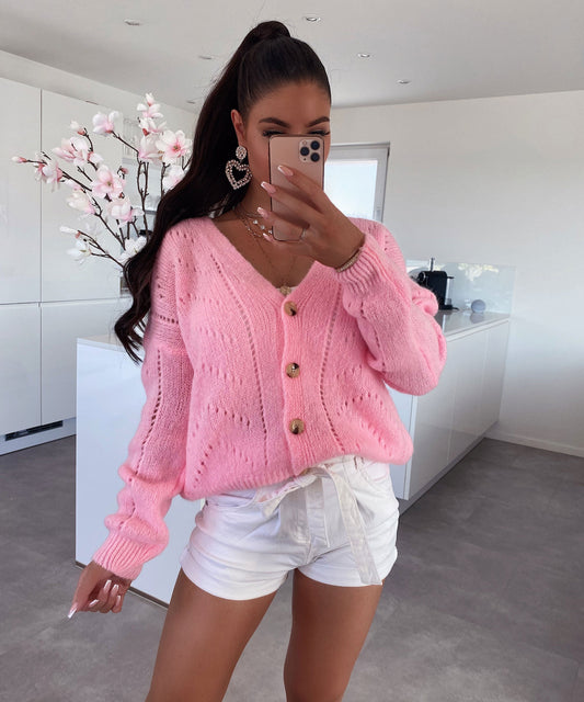 Kardigano Alicia Hellpink