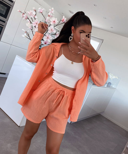 Muslina Aro Lia Saluton Oranĝa