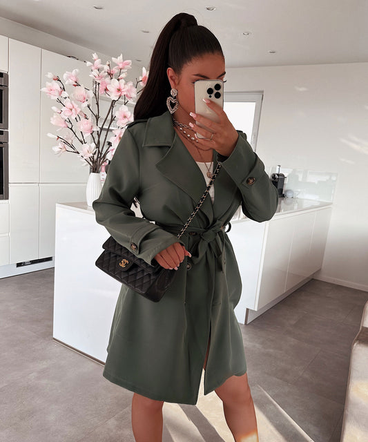 Trenĉmantelo Clara Khaki