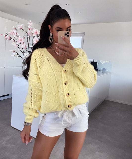 Kardigano Alicia Flava