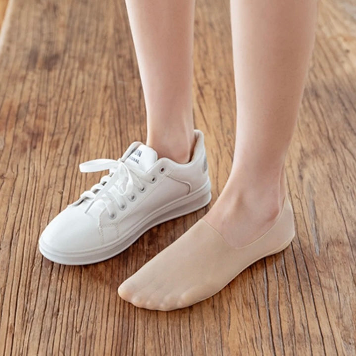 SilkSock™ - Maldikaj Nevideblaj Ŝtrumpetaj Pantofloj (3+2 SENPAGAJ) 