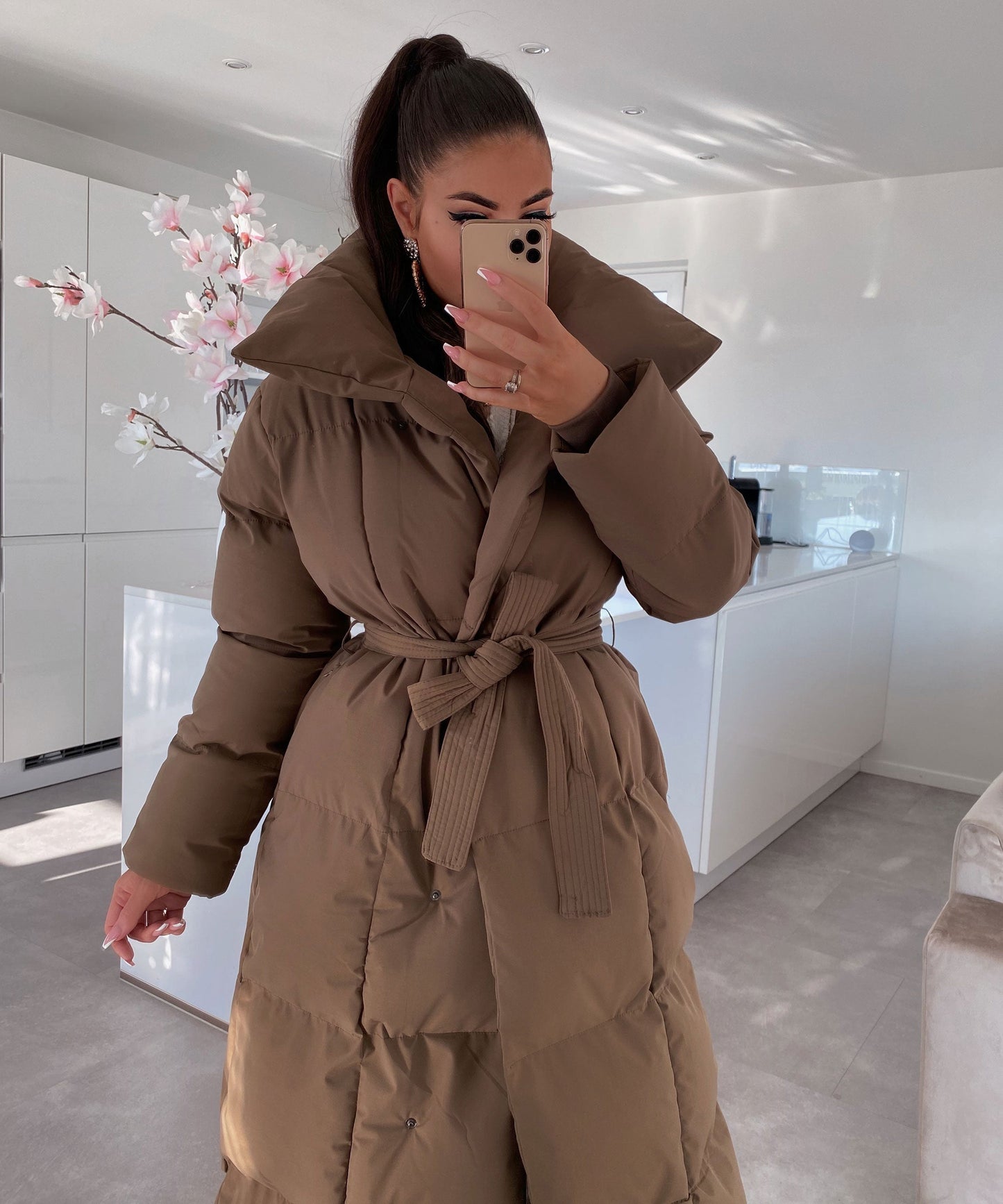 Oversized Parka Kyleih Brown