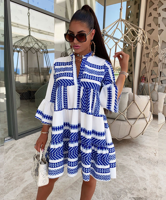 Santorina robo, blua