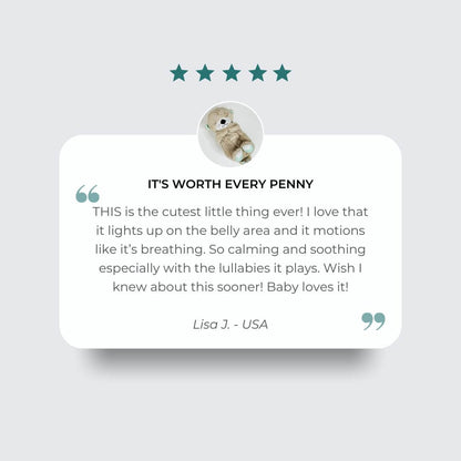 Hugsy™ – Trankviliga Muziko kaj Lumo Pluŝa Ludilo