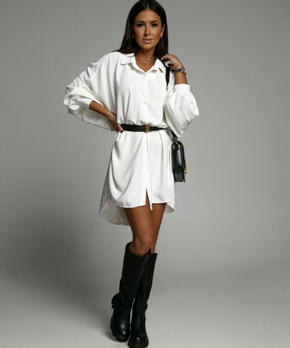 Oversize Bluse Alina Weiß