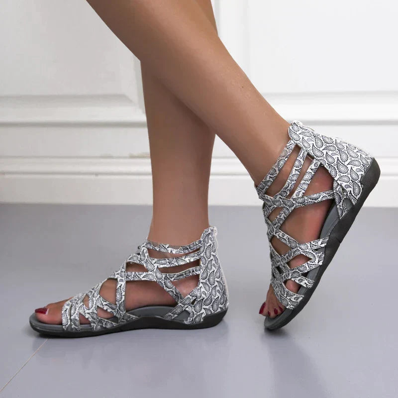 Gloria™ Rondaj Pintaj Kavaj Spireblaj Romiaj Sandaloj