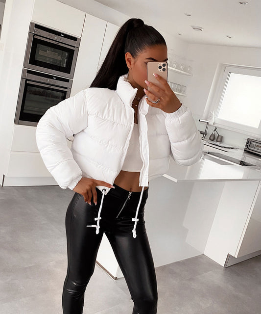 Crop Jacke Avianna Weiß