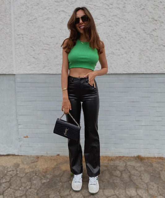 Lederhose Frances Schwarz