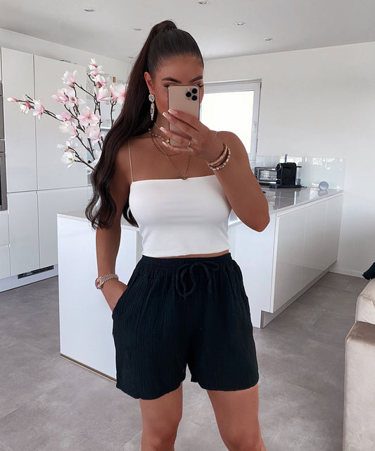 Muslinaj Pantalonetoj Nigraj