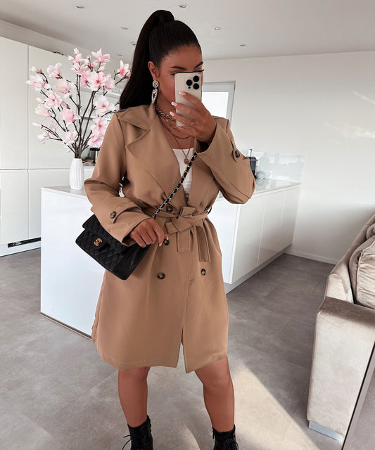 Trenĉmantelo Clara Camel